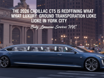 2026 Cadillac CT5 stretch limousine in New York City