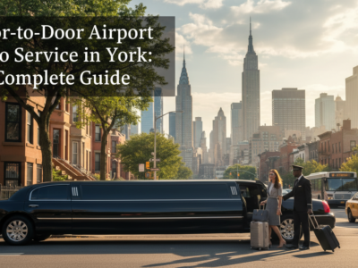 Door-to-door airport limo service with chauffeur in New York.