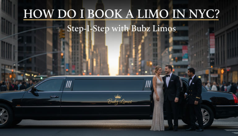 Luxury limousine booking in NYC with Bubz Limos.