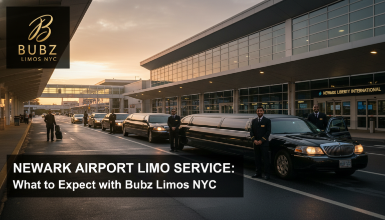 Bubz Limos NYC luxury airport service at Newark Liberty International.