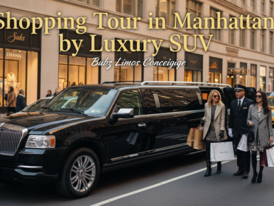 Shopping tour in Manhattan by luxury SUV with chauffeur.
