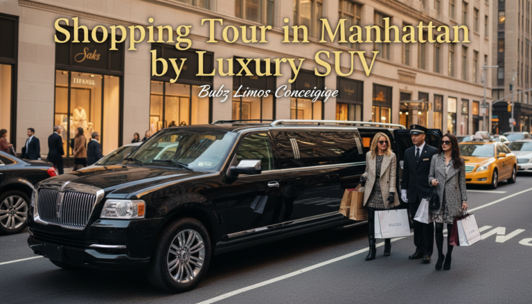 Shopping tour in Manhattan by luxury SUV with chauffeur.