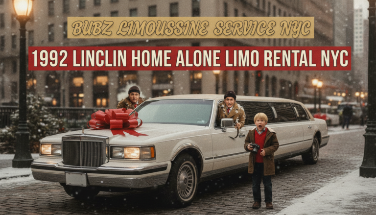1992 Lincoln Home Alone limo rental NYC Bubz Limousine
