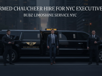 Armed chauffeur hire NYC executive limo service with security