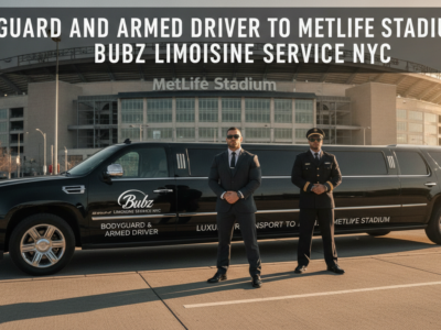 Bubz Limousine bodyguard and armed driver at MetLife Stadium