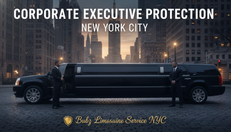 Corporate executive protection limousine service in New York City