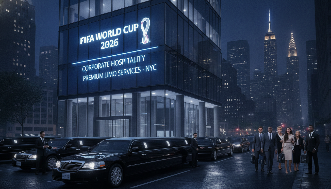 Premium limo services for FIFA World Cup 2026 in NYC.