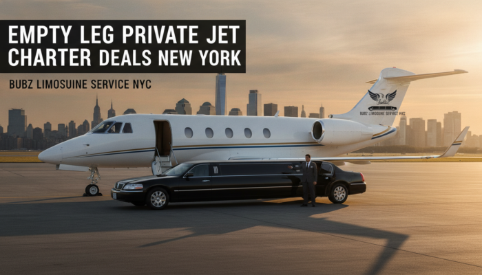 Private jet and limousine service empty leg deals New York