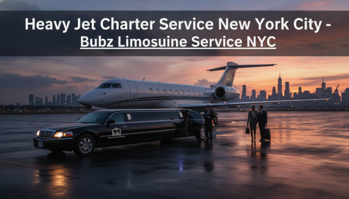 Heavy jet charter and limousine service NYC by Bubz