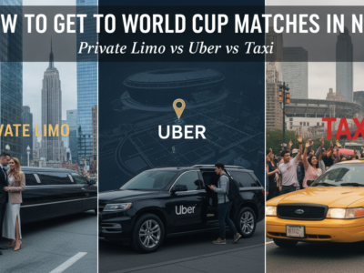 Comparison of private limo, Uber, and taxi options in NYC.