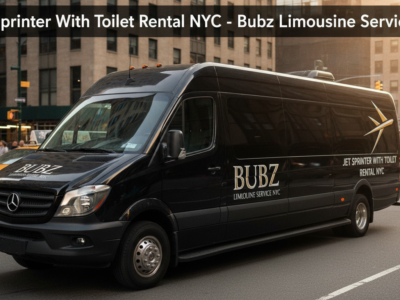 Bubz Limousine NYC jet sprinter van with toilet rental