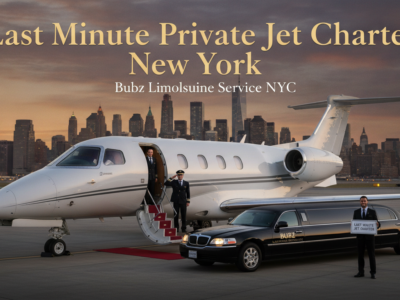 Last minute private jet charter and limousine service New York