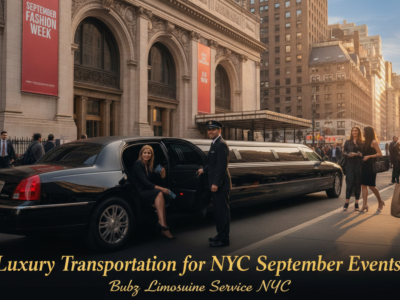 Luxury limo service for NYC September Fashion Week events