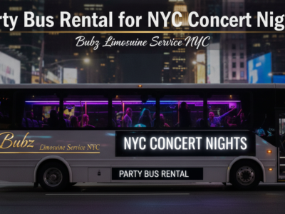 Bubz Limousine party bus rental for NYC concert nights
