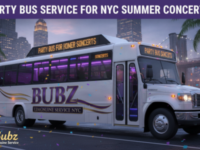 Bubz Limousine Service NYC party bus for summer concerts