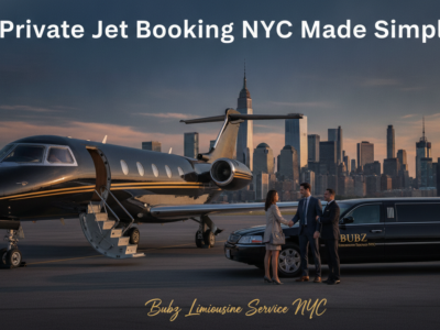 Private jet booking NYC with Bubz Limousine Service