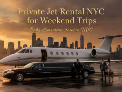 Private jet and limousine service NYC weekend trips