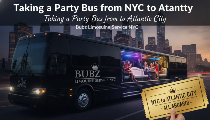 Bubz Limousine party bus from NYC to Atlantic City