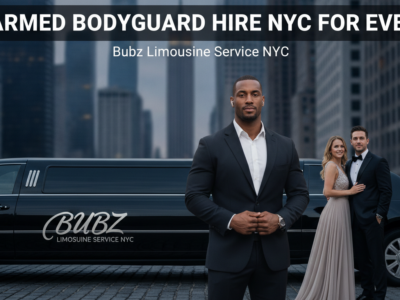 Unarmed bodyguard hire NYC for events with Bubz Limousine