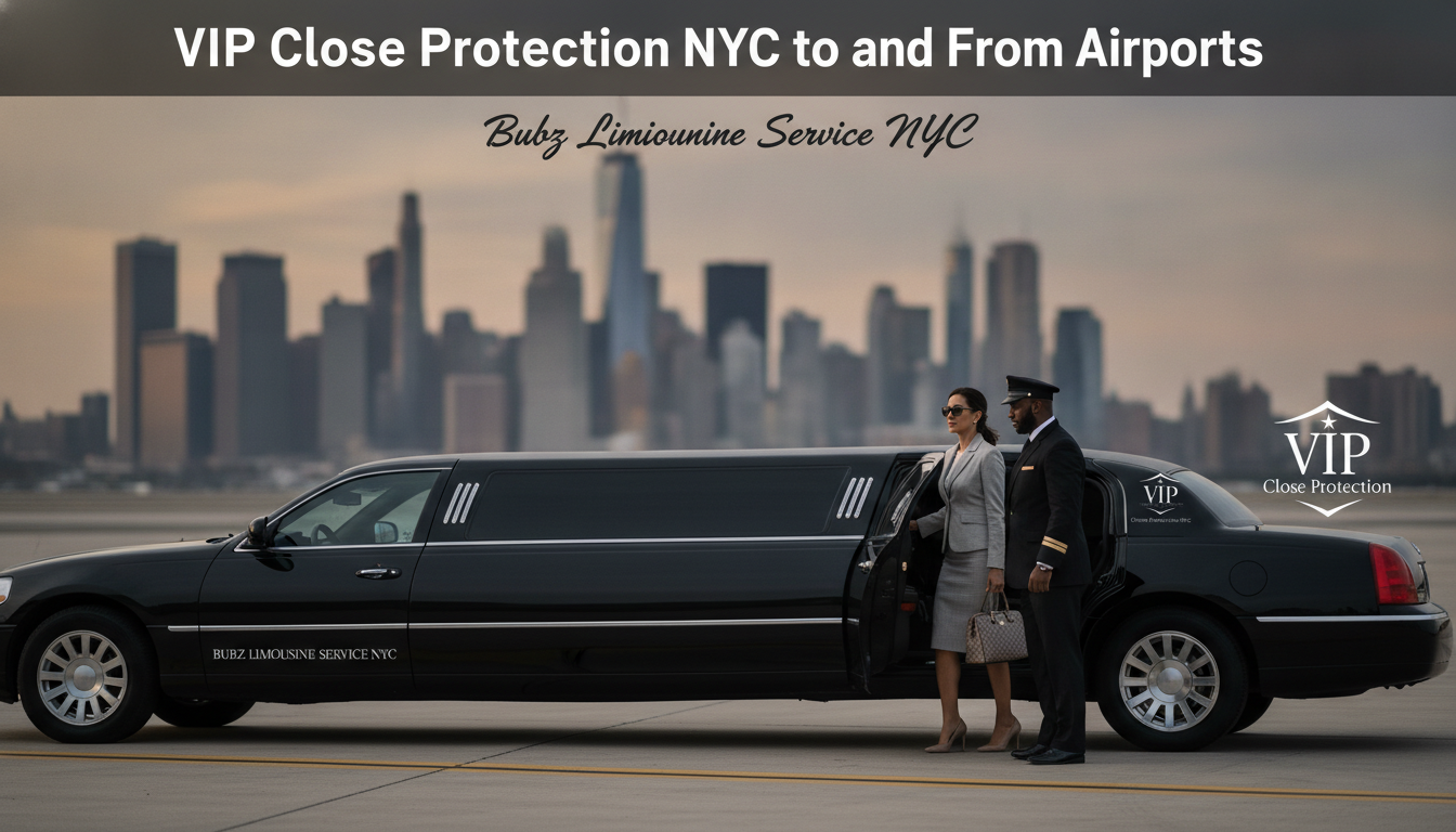 VIP close protection limousine service NYC airport transfer