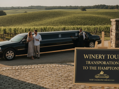 Luxury limousine winery tour transportation to the Hamptons