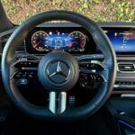 Mercedes-Benz steering wheel and digital dashboard interior