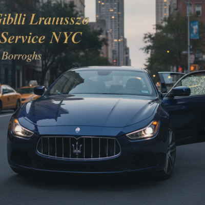 Maserati Ghibli chauffeur service in New York City