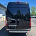 Rear view of black Mercedes-Benz Sprinter 2500 van