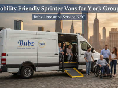 Accessible Sprinter van with wheelchair ramp in NYC