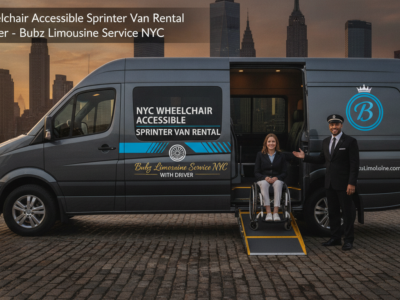 Wheelchair accessible NYC Sprinter van with driver and ramp