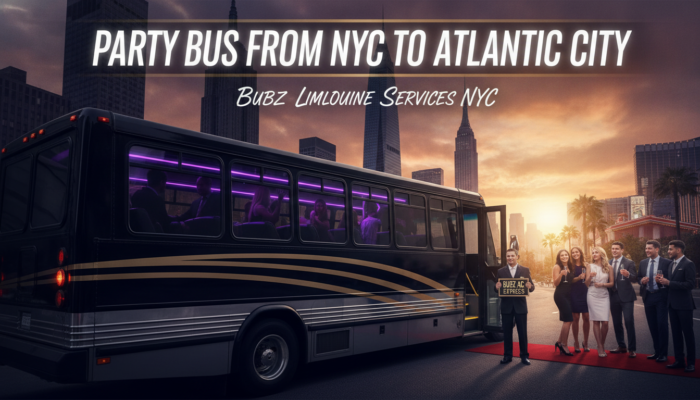 Party bus from NYC to Atlantic City service