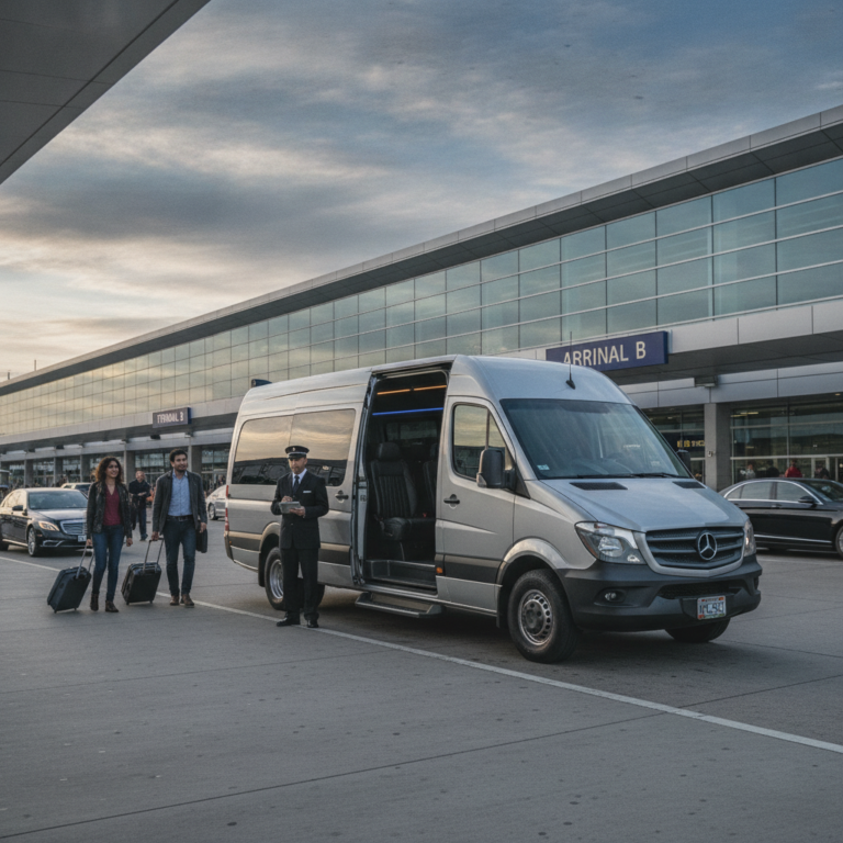 Airport Transfers with a Mercedes Sprinter