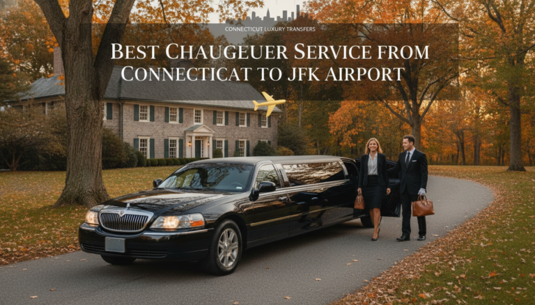 Luxury limousine chauffeur service from Connecticut to JFK Airport