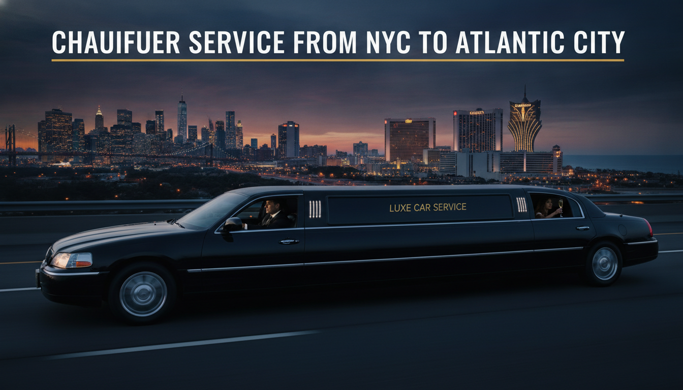Limousine chauffeur service from NYC to Atlantic City