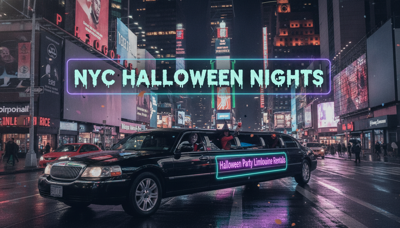 NYC Halloween Nights Halloween Party Limousine Rentals Times Square