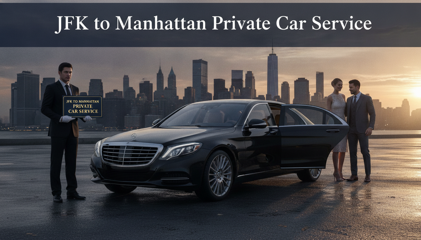 JFK to Manhattan luxury private car service with chauffeur