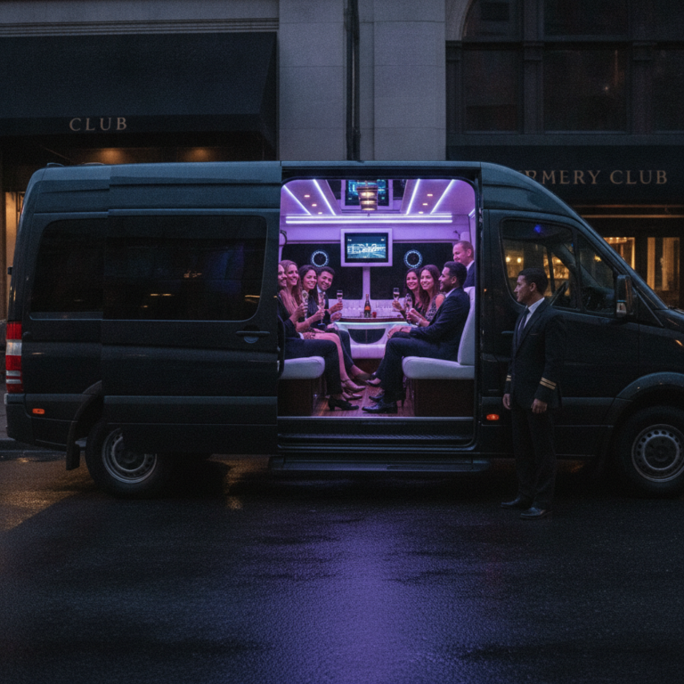 Luxury 18-Passenger Party Sprinter Rental
