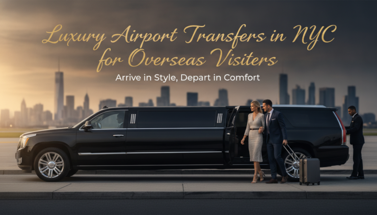 Luxury NYC airport transfer limo service for overseas visitors
