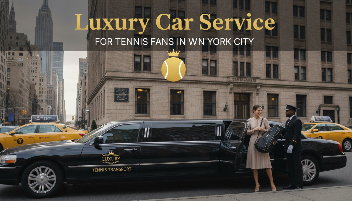 Luxury limousine car service for tennis fans in New York City