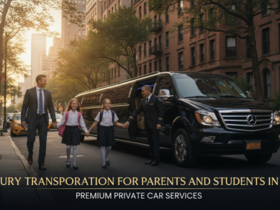 Luxury private car service for parents and students in NYC