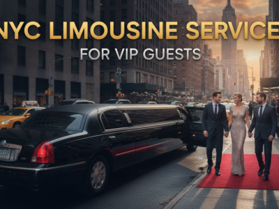 NYC limousine service for VIP guests on red carpet