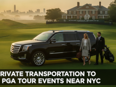 Luxury SUV private transportation to PGA Tour events near NYC