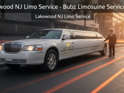 White Bubz limousine with chauffeur in Lakewood, New Jersey