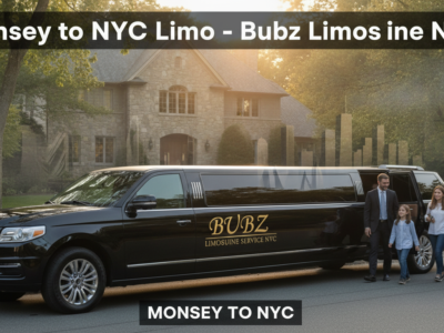 Family exiting Bubz limousine for Monsey to NYC service